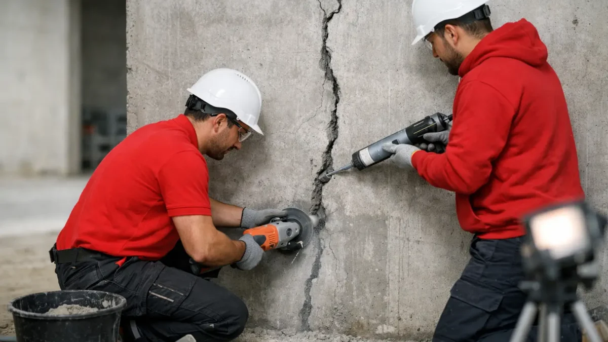 Cómo reparar grietas estructurales con seguridad